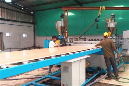 Foaming production line